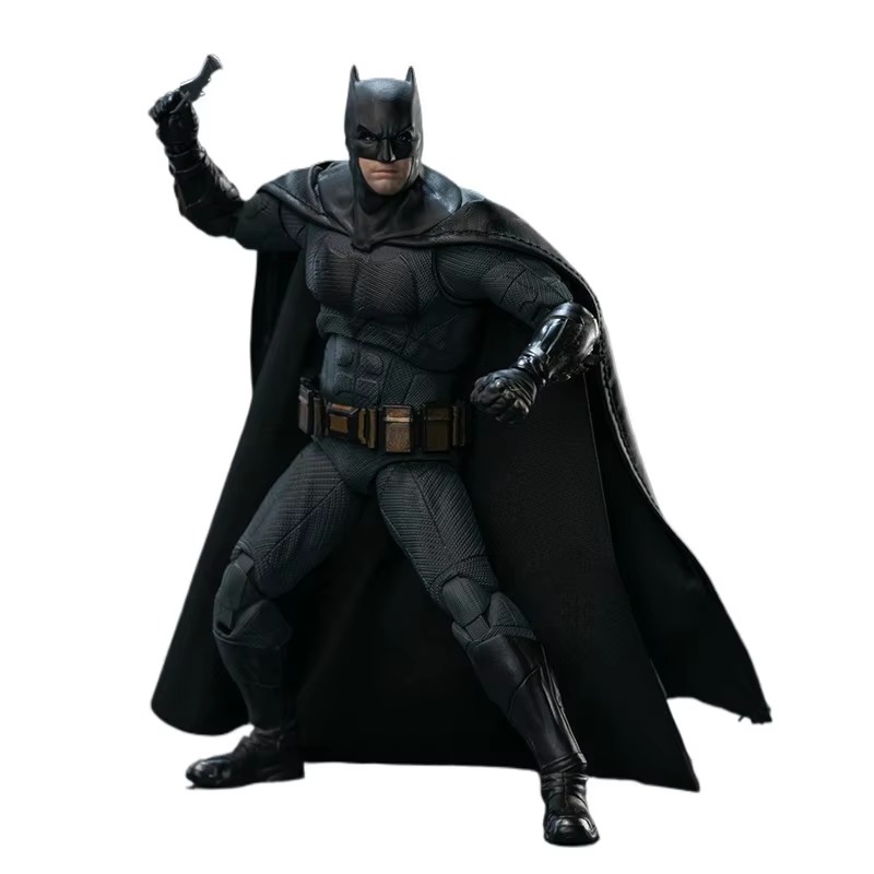 Action Toy Figures Authentic Authorization Fondjoy Justice League Light Armor Batman Model Sculpt Action Figures 19cm DC Batman Collect Model Boy Birt