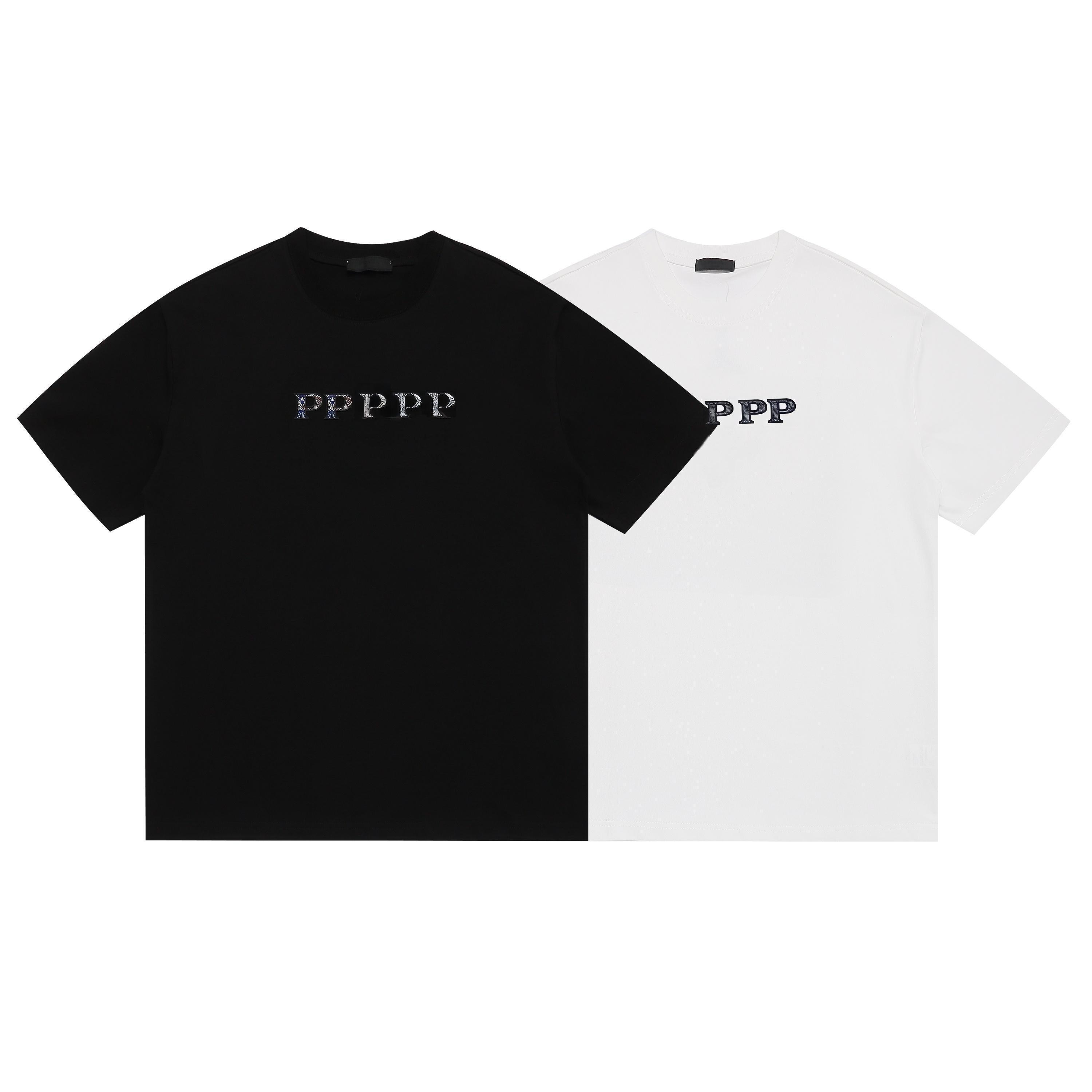 Designer of luxury T-shirt brand t shirt Clothing spray letter short sleeve spring summer tide men and women tee