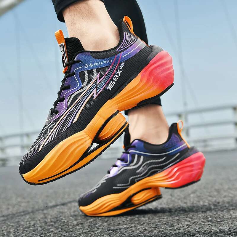 Designer Shoes New Summer High-quality Air Cushion Men's Sports Running Shoes Breathable Women's Comfortable Outdoor Men's Sports Anti 