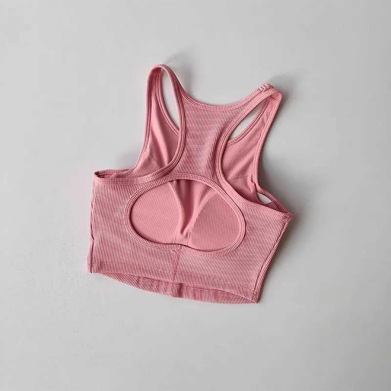 Beautiful back sports bra professional shock resistant fitness high impact womens running vest yoga vest top of the line exercise braXJ250331