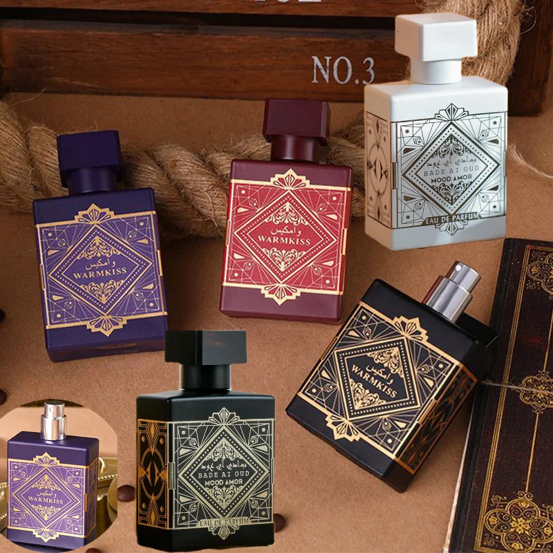 Arab Israeli Woody Fragrance 50ml Perfume Lasting Fragrance Dubai Unisex Body Deodorant Spray Bade AIOUD MOOD AMOR Eau De Parfum 250328