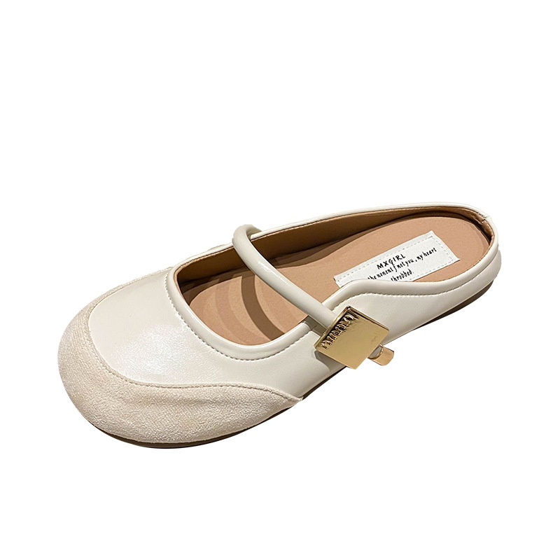 Flat bottomed slippers Designer sandal free Shipping Baotou slippers Outerwear women's travel sandals 2025