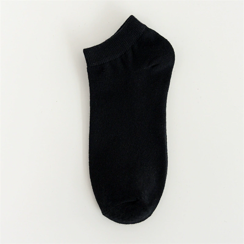 Combed cotton flat solid color socks for high-end people in hot summer areas have a certain anti-odor effect A pack of 10 pairs wholesalers