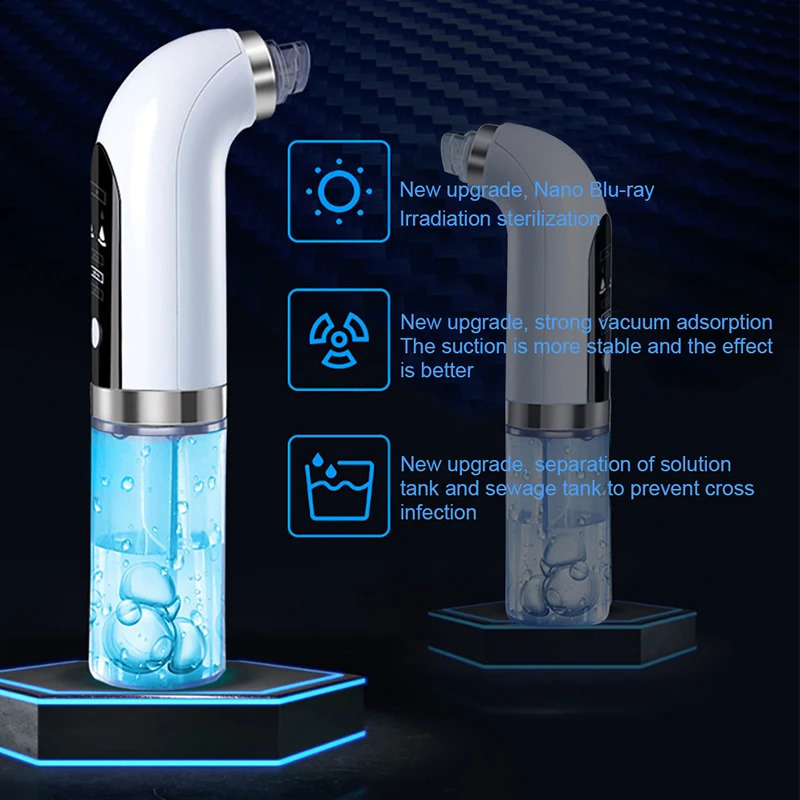 Blackhead remover vacuum facial cleaner electric Pimple blackhead remover USB charging water circulation facial cleaning tool 250327