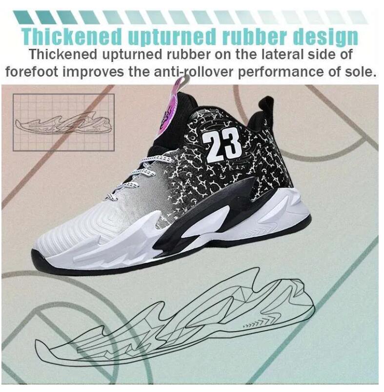 basketball breathable anti slip outdoor men's fash ionable casual neutral sports shoes walking Z 3.31-8