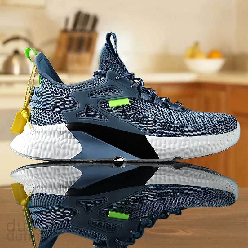 Mens new shoes sneakers light casual fashion running elastic leisure outdoor mesh summer sports tennis man walking 2025 size Z250411