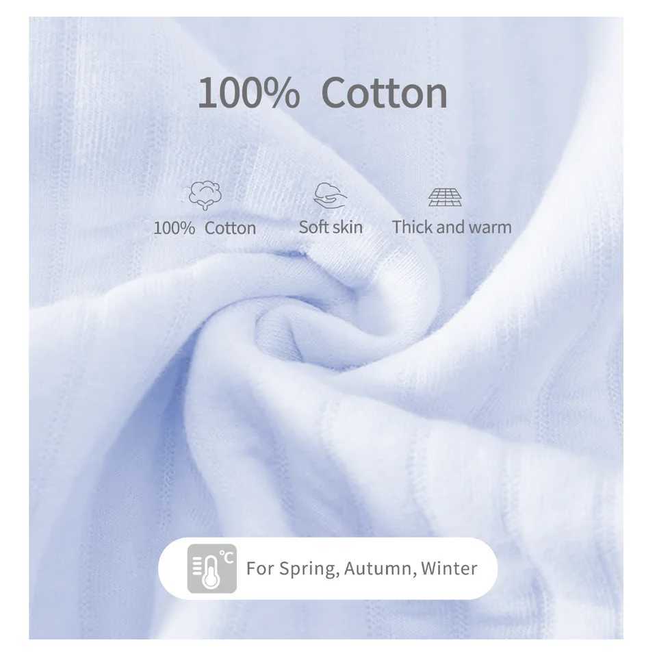 Boys and girls tight fitting clothes newborn winter Onesie clothing cotton childrens home clothing 0-6M thick spring and summer clothing Z250331