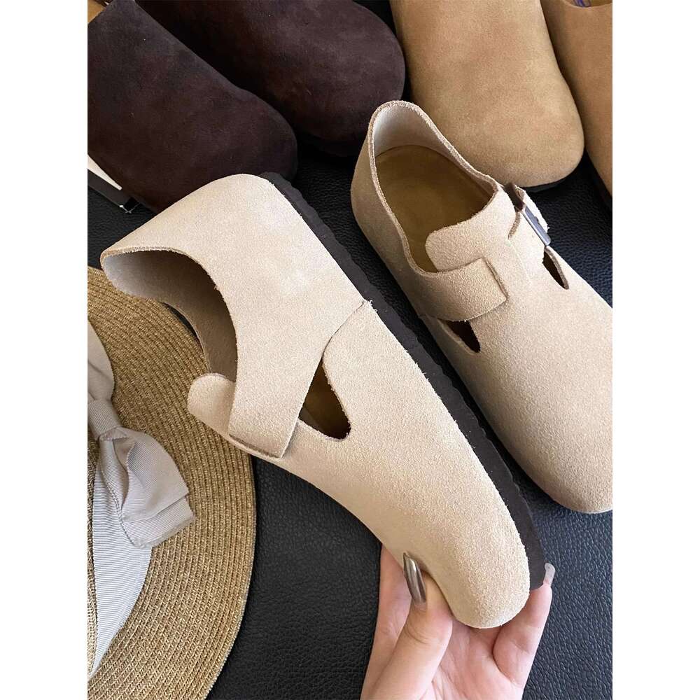 Spring Autumn Summer New Fashion Women's Retro Outdoor Slippers Simple Casual Flat Shoes Comfortable Designer Sandals