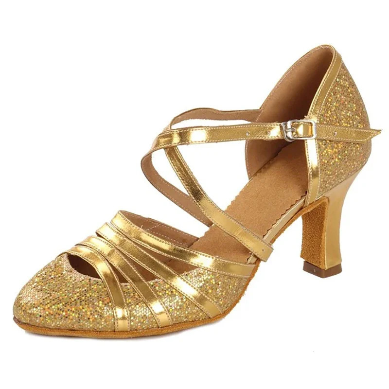 CLYFAN ballroom dance shoes womens sparkling modern dance shoes salsa ballroom tango Latin shoes 250425