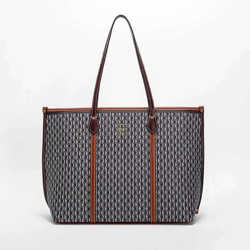 CH Handbag 2024 Large Capacity Business Duty Multifunctional Ladies Shoulder Bag Fashion Brand Designer Classic