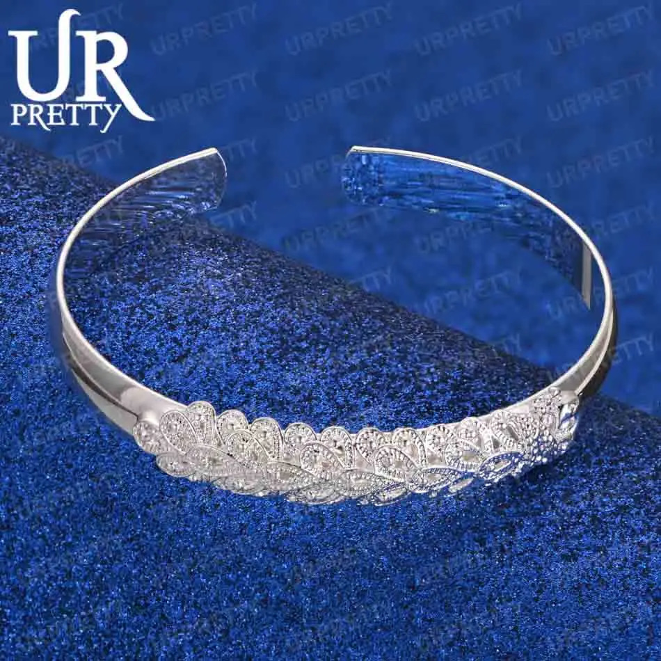 925 sterling silver 18k gold fashionable pattern bracelet charm gift party wedding high-quality jewelry 250425
