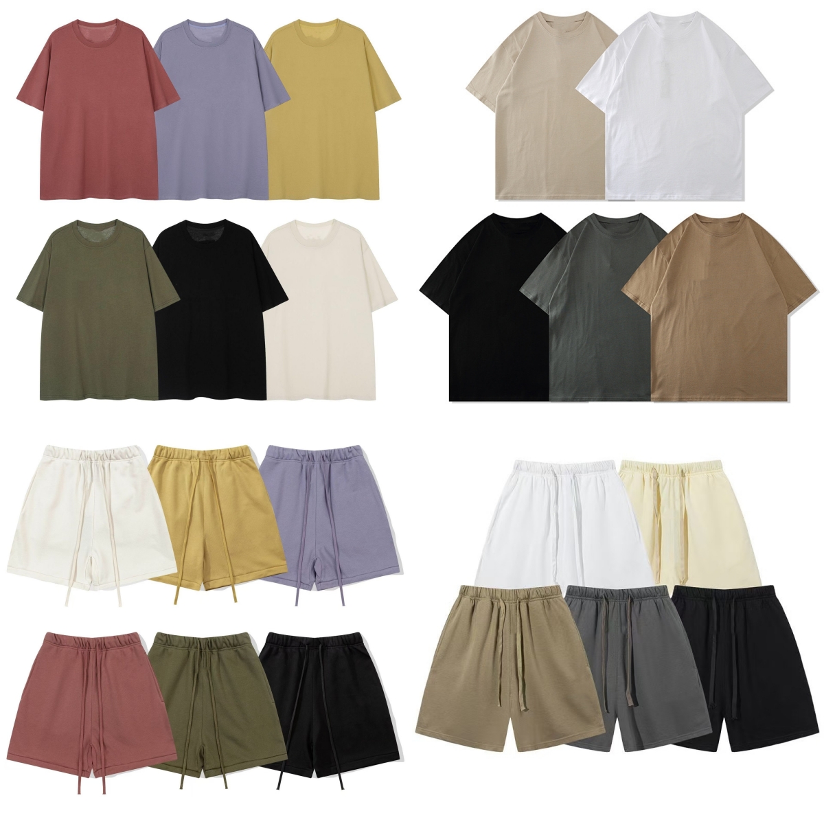 Designer Shorts Mens Shorts High Quality Letter Printed Sports Short Loose Oversize Style Drawstring Knee Length With Shirt Set US Size S-XL