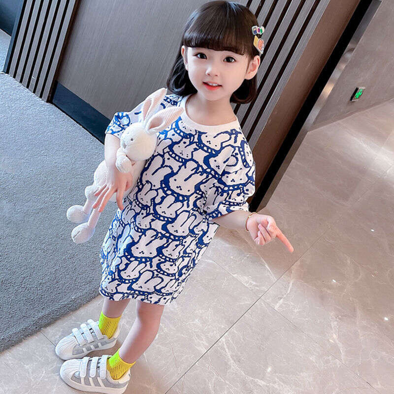 Children's T-Shirt Boys Girls, Clothes Babies, Summer Short Sleeved 2025 New Style, Loose Stylish Top For Small And Medium-Sized Children