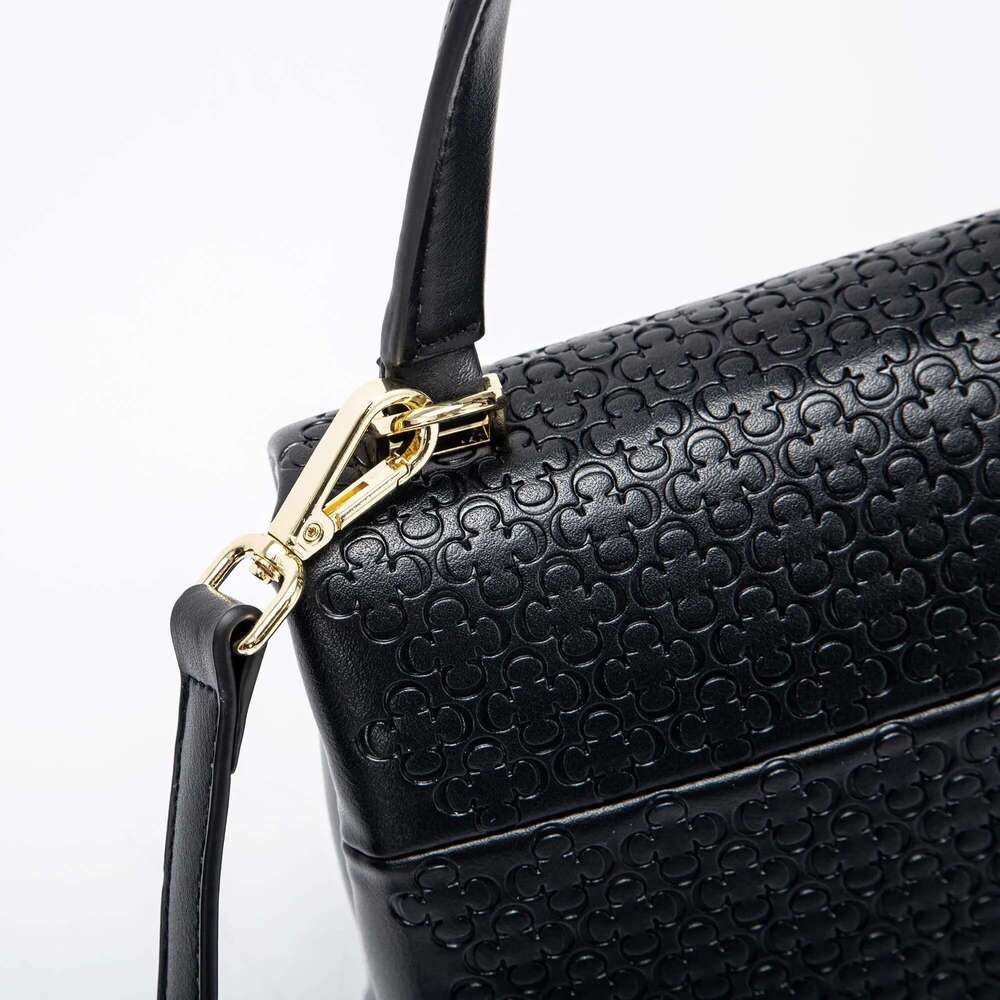 CH Handbag High Quality Fashion Design Model Flower Emed Ladies Shoulder Bag Metal Accessories Unique Pattern