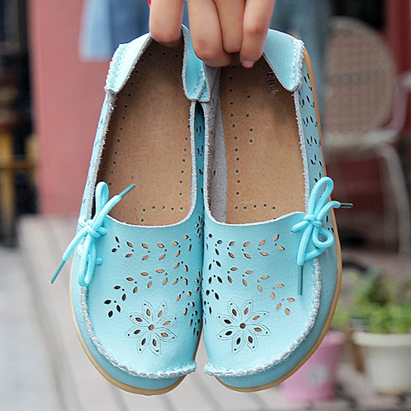 2025 Women Flat Shoes Fashion Women Casual Shoes Breathable Womens Loafers Shallow Comfort Mom Shoes Ladies Zapatillas Mujer 250421