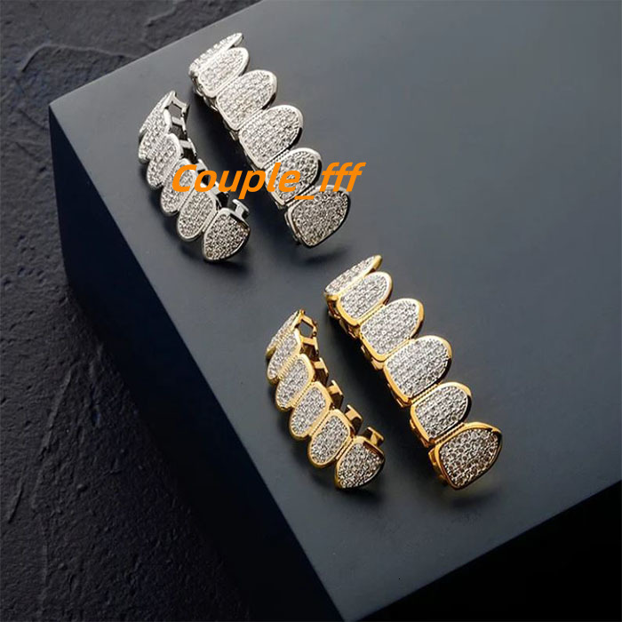 Custom Grillz Teeth Moissanite Diamond Mens Hip Hop Iced Out Decoration Teeth Jewelry Grillz