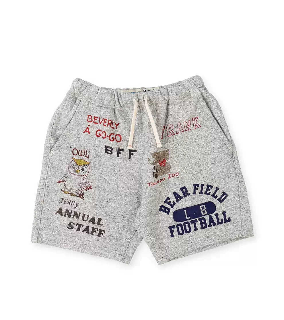 Dd2025ss Summer New Small Looped Shorts Heavy Duty Printed Boys and Girls and Childrens Pure Cotton Splicing Trendy Brand Sanitary Pants Y250430IUCP