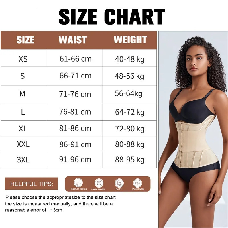 MiiOW waist trainer tight corset womens binding device shape abdominal wrap body weight loss belt flat abdomen exercise shaping 250430