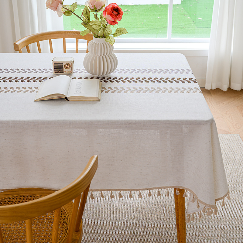 W12 plastic coffee table table mat tablecloth ins rectangular washable wipeable tablecloth dirt-resistant waterproof and oil-proof