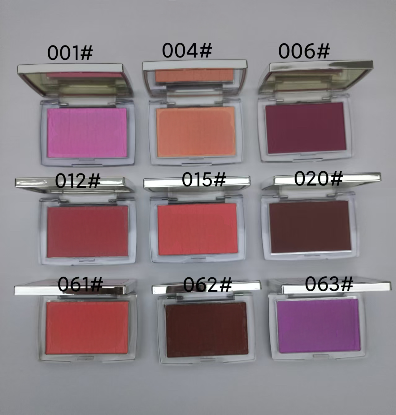 Face Cheek makeup designer Luxury Blush with mirror natural blush Solid color contouring tray 4.4g long lasting Sexy woman Sweet girl Beauty Cosmetic Stock