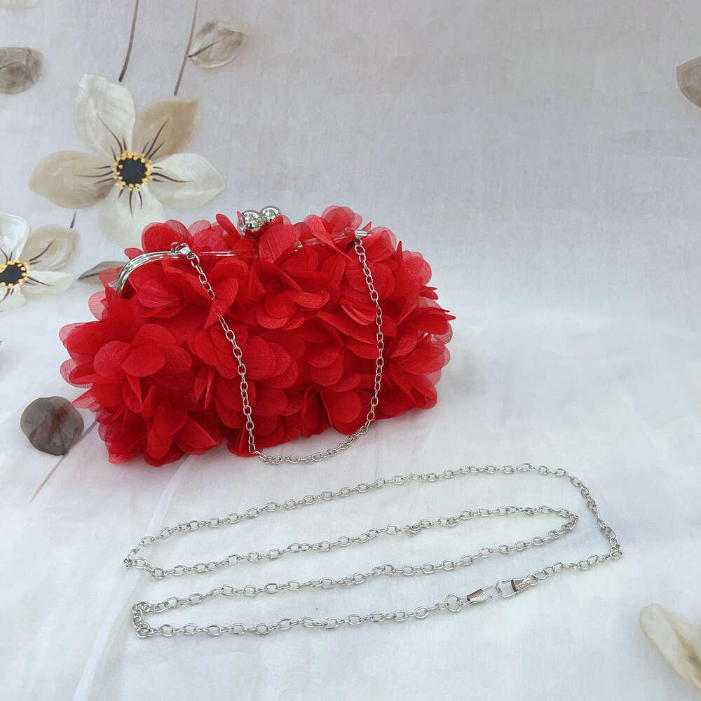 New petal hand-held fairy armpit wedding gift banquet dress bag, dance party bag