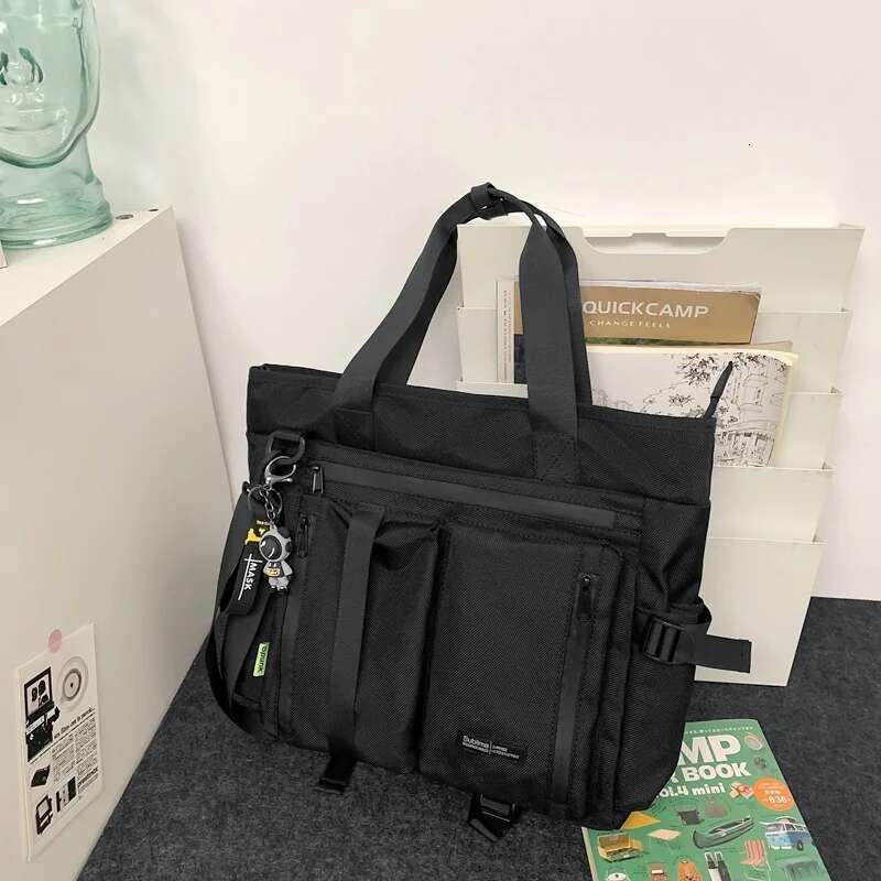 Trendy brand tooling messenger large capacity Japanese shoulder men's multi-functional commuter computer bag sports hand