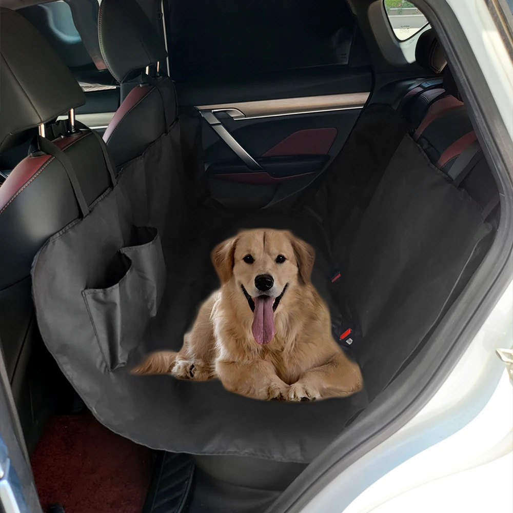 600D Oxford cloth dog car seat cover waterproof pet travel dog hammock car seat protection pad with storage bag 250427
