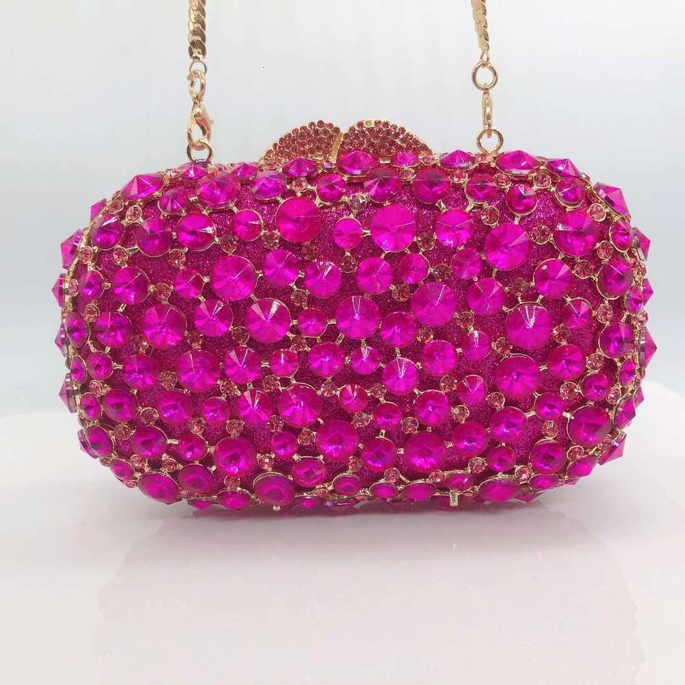 Dinner Bag New Rivet With Hollow Metal Inlaid For Banquet And Women S Diamond Bag Handbag KQ