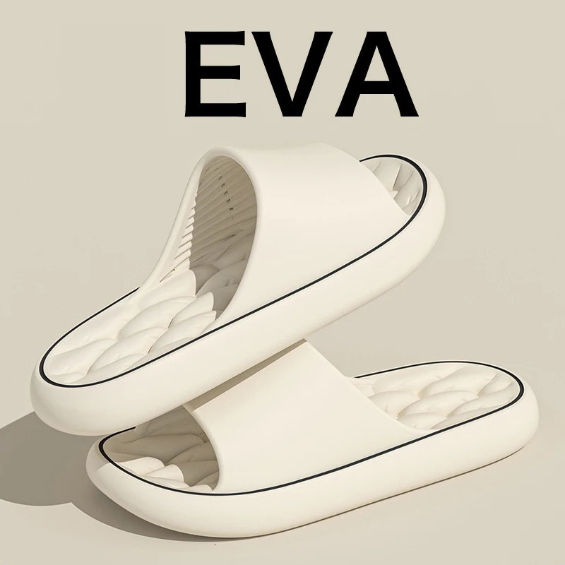 Super Light Soft Slippers Simple Fashion Slides EVA Elastic Shoes Colorful Sneakers In Door Bathroom Flip Flops 250428