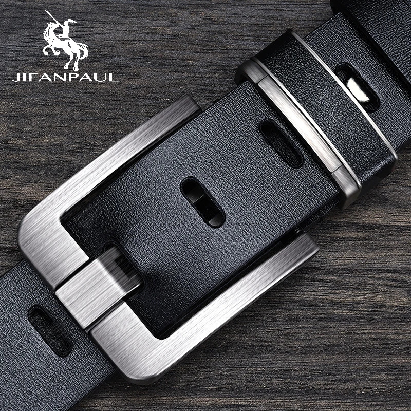 JIFANPAUL Fashionable Mens Belt Fashionable Metal Alloy Needle Buckle Adult Jeans Business Casual Belt 250430