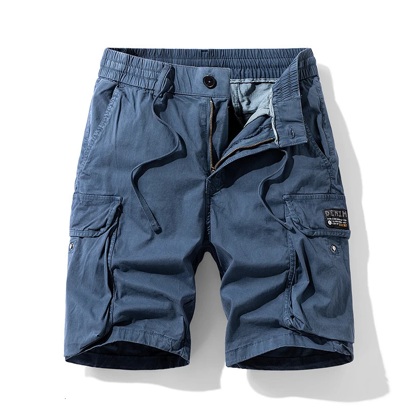 Summer mens cotton cargo shorts jogging sports casual beach Bermuda streetwear outdoor fashion Trouser 250425