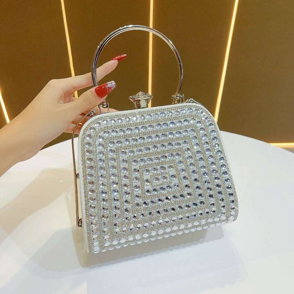 Dinner Bag New Socialite Rhinestone For Women S Evening Dress With Diamond Inlaid Cheongsam Bag Crossbody Handheld Banquet Bag KQ