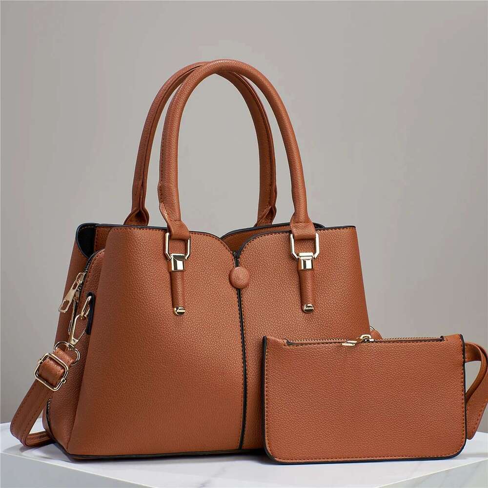 Handbag Set Spring New Design 2 Pieces Women's Shoulder Women Purses And Handbags