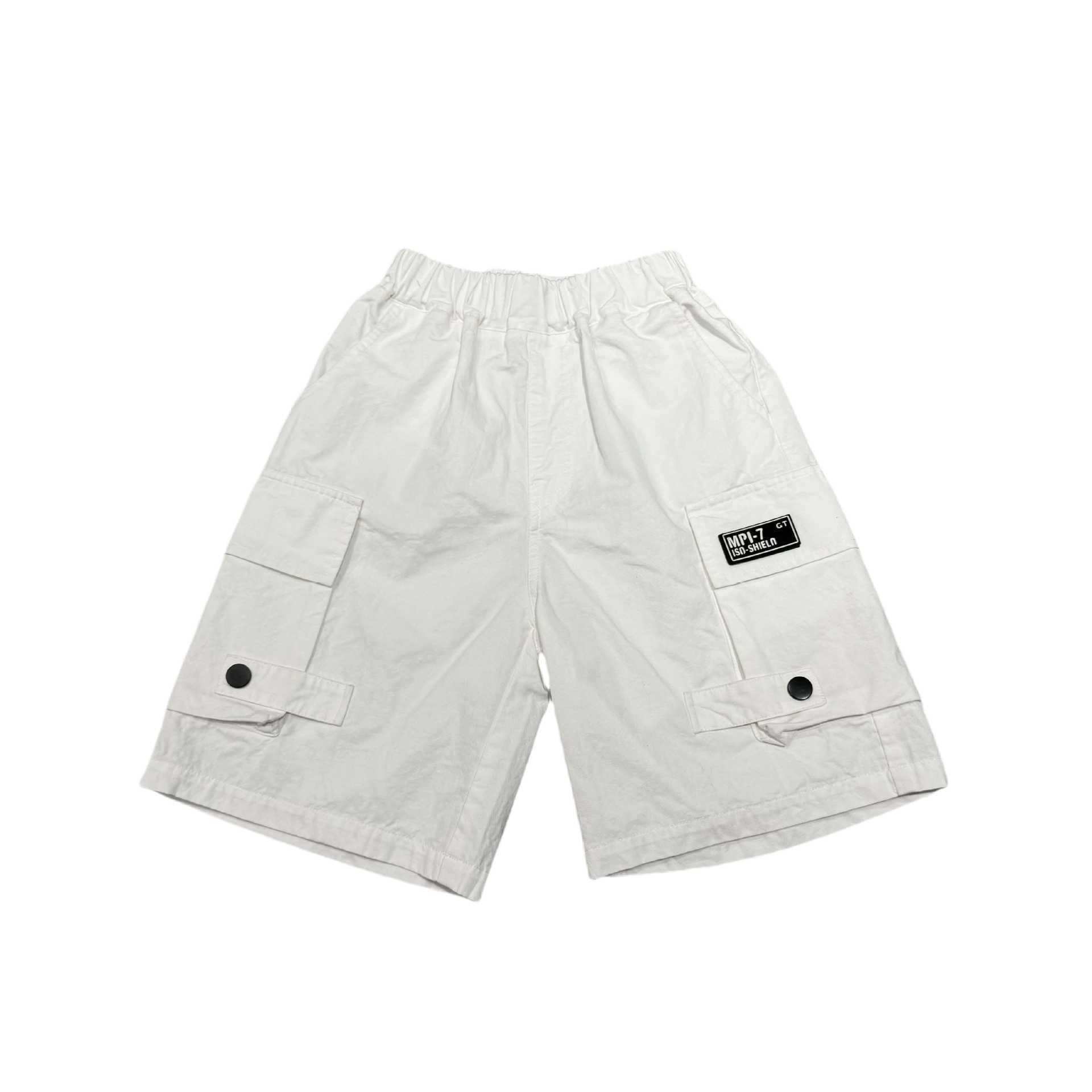 Childrens Pants Mens Summer Childrens Clothing Boys Shorts Thin Summer Workwear Pants Loose Korean Version Versatile Mens and Womens Pants Y250430VSK1