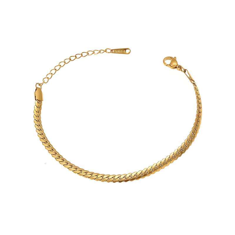 2025 Wholesale Fading Free Titanium Steel 18k Gold Plated Personalized Womens Trendy Cuban Chain Hiphop Necklace Birthday Gift