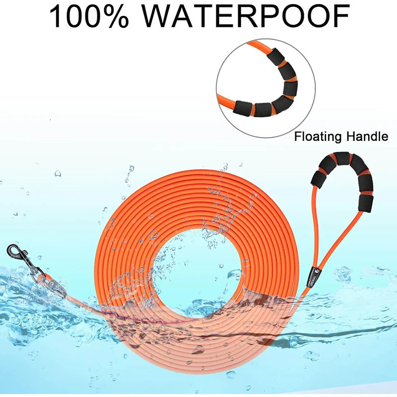 Dog leash long PVC strap durable training memory long lead 1.5M 6M 9M very suitable for training beach courtyard games 250427