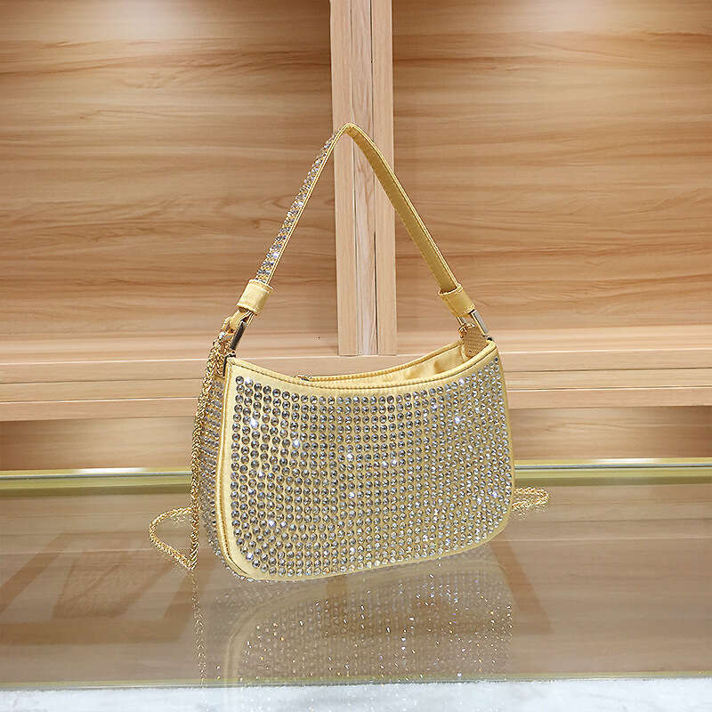 designer Women's bag Handheld for women with a sense of luxury, exquisite banquet new diamond chain crossbody bag, single shoulder bag