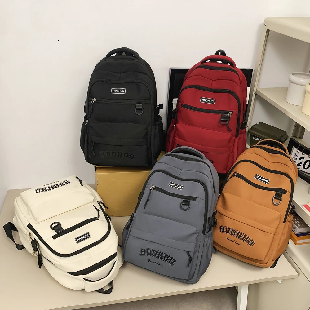 Outdoor travel lightweight personalized niche leisure backpack trend mens and womens backpacks large capacity computers 250427