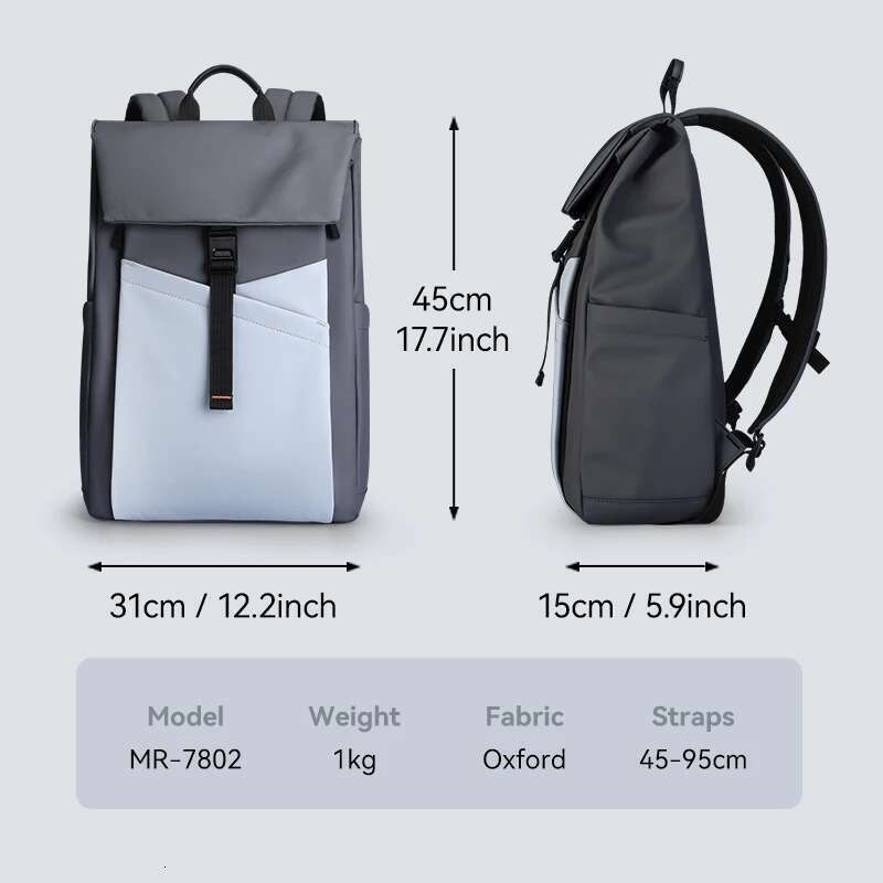 Mark Ryden Lightweight Waterproof 15.6" Notebook Versatile Backpack For Men