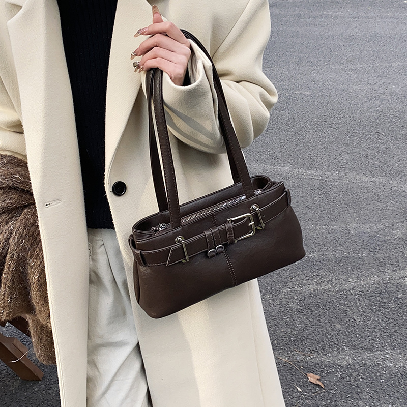 designer bag design key high-end versatile shoulder bag new simple bag Cosmetic storage bag women Handbag