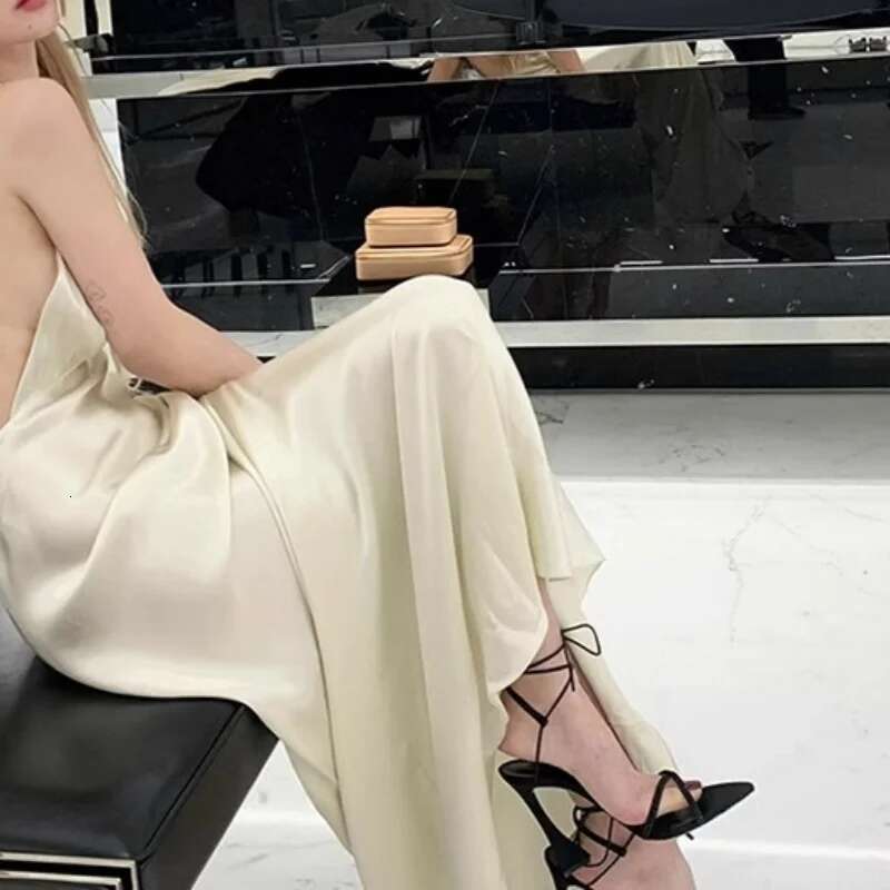 Fashionable Women Sandals Sexy Open Toes Single Woman Pointed Rhinestone Casual Shoes Ankle Cross Strap High Heels Ladies