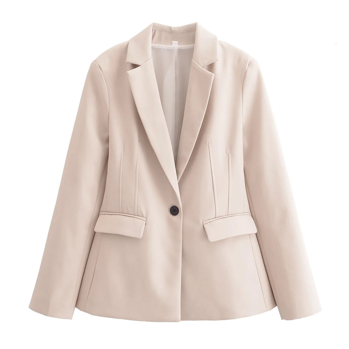 UNIZERA Womens Set with Fashionable Warm Fit Collar Long Sleeve Jacket Spring 250530