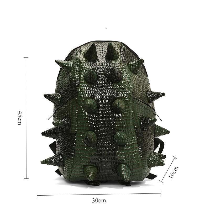 Hedgehog Pattern Backpack School Outdoor Funny Personality Riding Backpacks Creative Bags For Women Men Large Capacity Bag