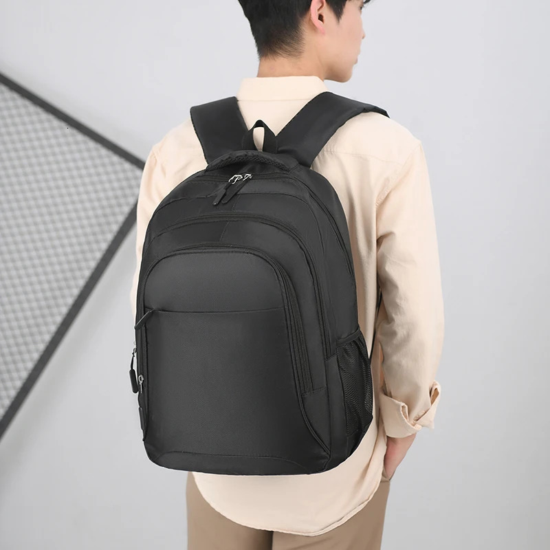 1 piece of wear-resistant and waterproof mens backpack fashionable and multifunctional large capacity outdoor leisure computer bag 250427