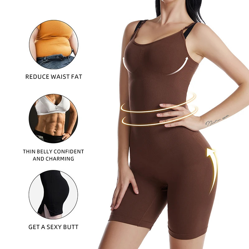 Womens bodysuit shape abdominal control full body shaping weight loss sheath hip lifting upward push slimming corset 250430