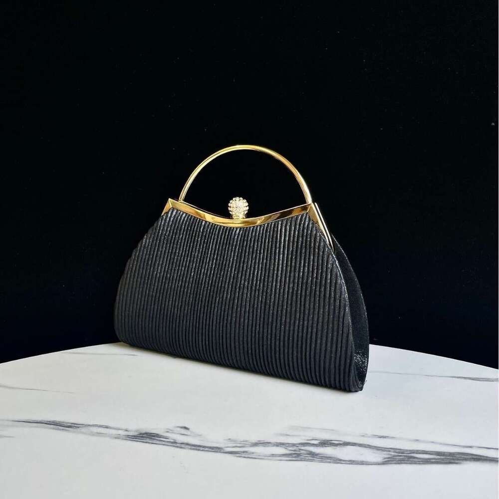 Dinner Bag Fashionable New Handmade Rhinestone Women S Dinner Small Dress Bag Hand Held One Shoulder Crossbody Banquet Bag KQ
