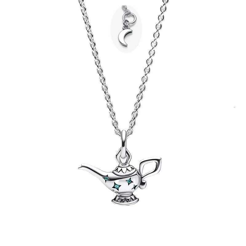 Miniso Aladdin Series Charms Sier Original Fit Bracelet Aladdin's Magic Lamp Beads Charm For Women Jewelry Gift