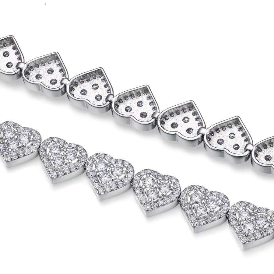 S925 11.73g Moissanite Tennis Bracelet Perfect Gift for Birthdays Suitable for Friends and Family Men and Women