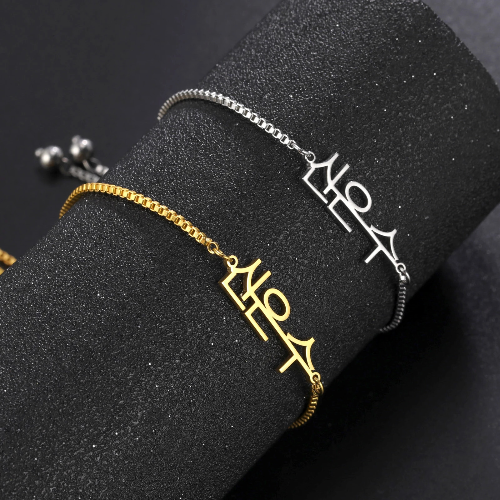 Sipuris 2025 Fashion Stainless Steel Custom Name Bracelet Korean Style Cuban Chain Jewelry Ornaments Gifts for Women 250430