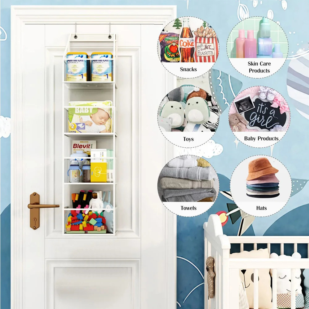 Multi functional fabric hanging bag for door multi-layer storage hanging bag mixed organizer storage hanging bag 250430